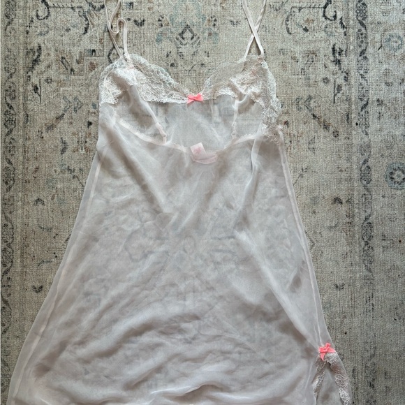 Victoria’s Secret Lace Trimmed Nightgown - Picture 1 of 5